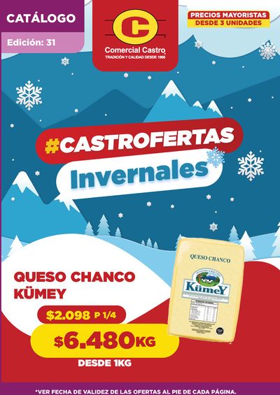 Ofertas de Supermercados y Alimentación en Providencia | #Castrofertas Invernales de Comercial Castro | 16-07-2024 - 31-07-2024