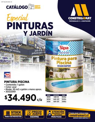 Catálogo Construmart | ESPECIAL PINTURAS Y JARDÍN - TALCAHUANO | 04-09-2023 - 24-09-2023