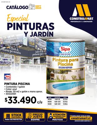 Catálogo Construmart en La Cisterna | ESPECIAL PINTURAS Y JARDÍN - SANTIAGO | 04-09-2023 - 24-09-2023