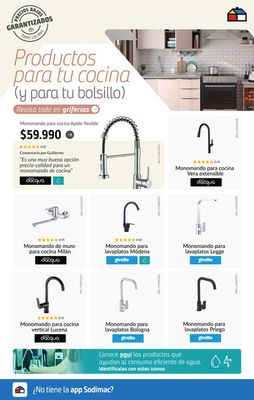 Catálogo Constructor Sodimac en Concepción | Especial de renovación de cocina | 06-09-2023 - 31-12-2023
