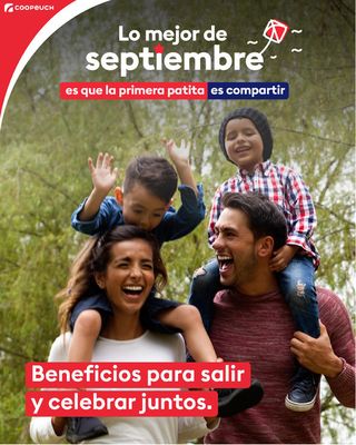 Ofertas de Bancos y Servicios en Temuco | Coopeuch Beneficios para celebrar juntos de Coopeuch | 12-09-2023 - 30-09-2023