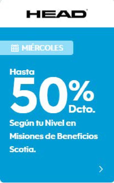 Ofertas de Bancos y Servicios en Concepción | Hasta 50 % dcto en Head . de Scotiabank | 07-02-2024 - 10-03-2024