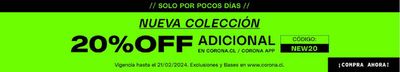 Catálogo Corona | NUEVA COLECCIÓN , 20%OFF ADICIONAL ! | 20-02-2024 - 21-02-2024