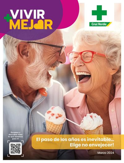 Ofertas de Farmacias y Salud en San Carlos | Link Catálogo Volante Vivir Mejor Marzo 2024  de Cruz Verde | 07-03-2024 - 31-03-2024