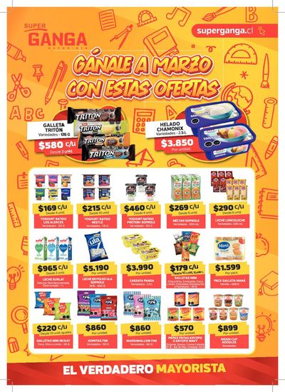 Ofertas de Supermercados y Alimentación en Chillán | Catálogo Marzo 2024 ! de Super Ganga | 12-03-2024 - 31-03-2024
