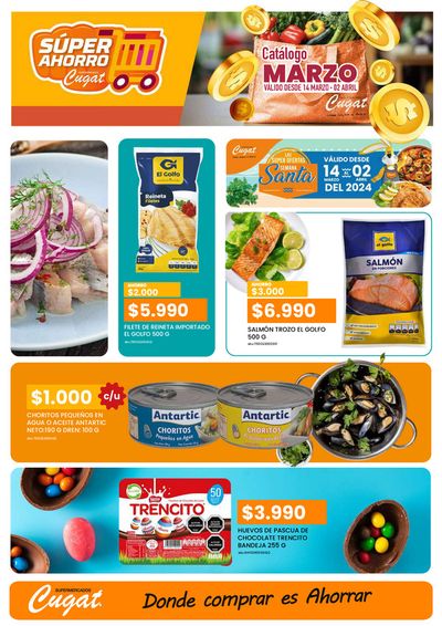 Ofertas de Supermercados y Alimentación en Rancagua | Catálogo marzo ! de Cugat | 15-03-2024 - 02-04-2024