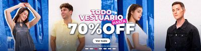 Ofertas de Ropa, Zapatos y Accesorios en Coquimbo | Hasta 70% dcto. de Fashion's Park | 20-03-2024 - 01-04-2024