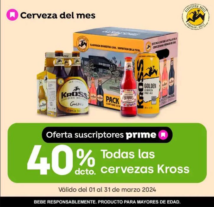 Catálogo Jumbo en Puente Alto | 40% dcto . Todalas cervezas Kross ! | 25-03-2024 - 31-03-2024