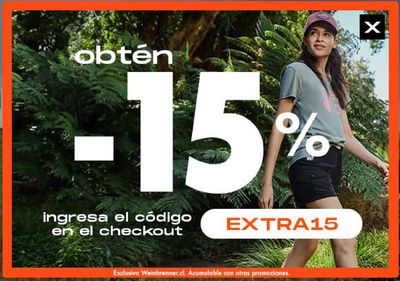 Ofertas de Ropa, Zapatos y Accesorios en Iquique | Weinbrenner -15% off ! de Weinbrenner | 25-03-2024 - 29-03-2024