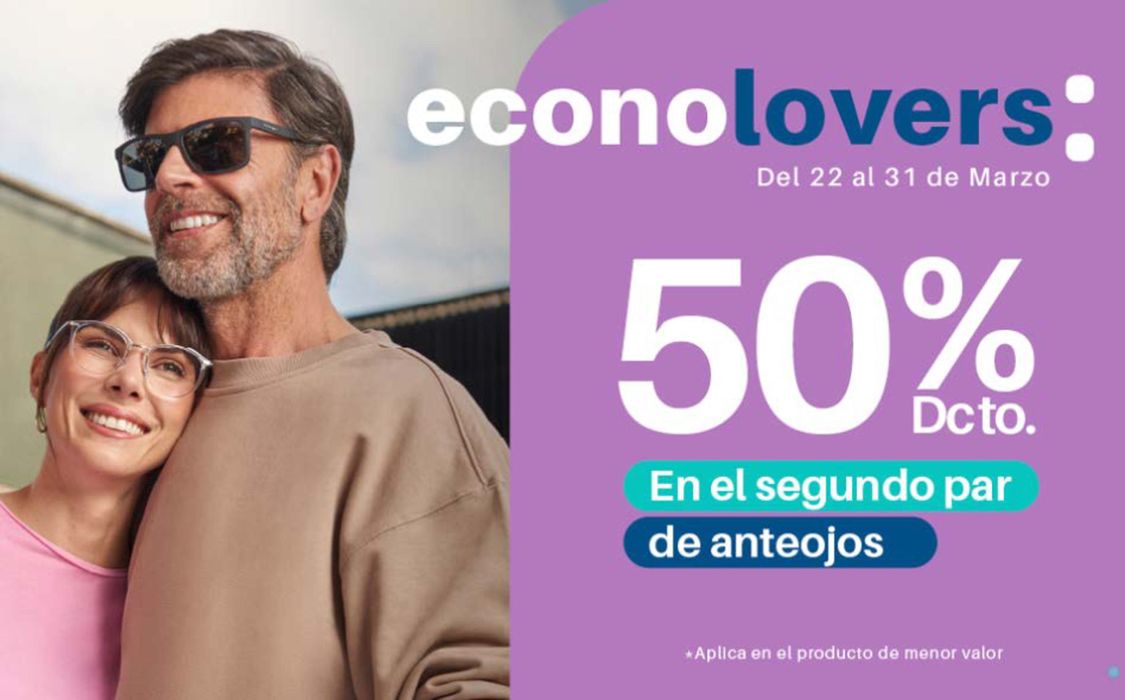 Catálogo Econópticas en Santiago | Econópticas hasta 50% dcto . | 28-03-2024 - 17-04-2024