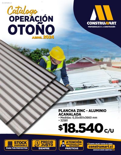 Ofertas de Ferretería y Construcción en Copiapó | Catálogo Z5 Copiapo / Norte ! de Construmart | 03-04-2024 - 28-04-2024