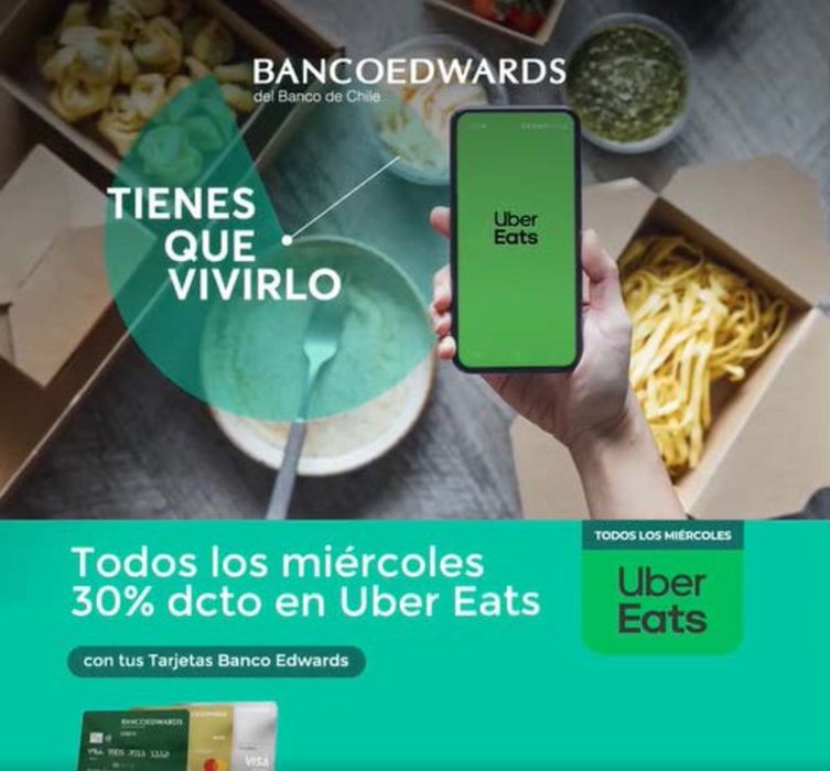 Catálogo Banco Edwards en Santiago | ¡Beneficios que llegan en minutos! Todos los miércoles de abril tienes 30% dcto. | 05-04-2024 - 19-04-2024