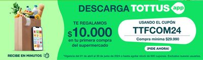 Ofertas de Supermercados y Alimentación | Tottus promociones! de Tottus | 09-04-2024 - 30-06-2024