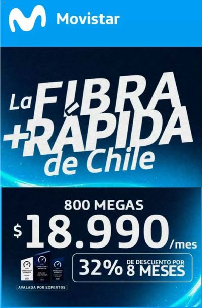 Ofertas de Computación y Electrónica en Puente Alto | La fibra rapida de chile ! de Movistar | 15-04-2024 - 02-05-2024