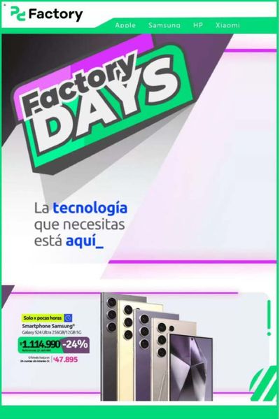Catálogo PC Factory en Rancagua | Catálogo PC Factory | 18-04-2024 - 22-04-2024