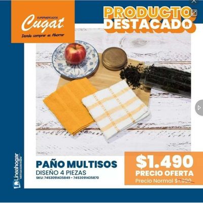 Ofertas de Supermercados y Alimentación en San Vicente de Tagua Tagua | Producto destacado ! de Cugat | 18-04-2024 - 19-04-2024