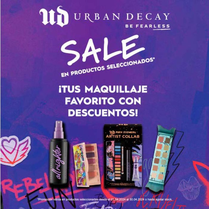 Catálogo Urban Decay en Las Condes | Sale en productos seleccionados ! | 18-04-2024 - 30-04-2024