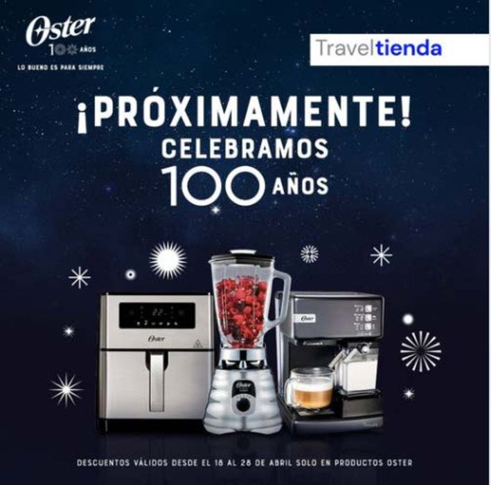 Catálogo Duty Free (Travel Club) en Puente Alto | Para celebrar los 100 años de Oster, queremos hacerlo contigo con descuentos increíbles ! | 22-04-2024 - 28-04-2024