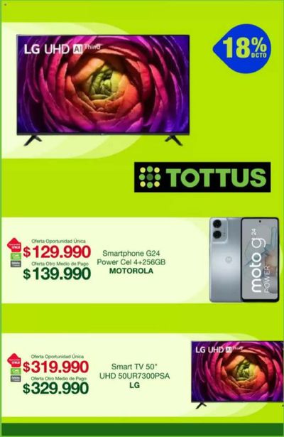 Ofertas de Supermercados y Alimentación | Catálogo Tottus hasta 18% off! de Tottus | 24-04-2024 - 28-04-2024