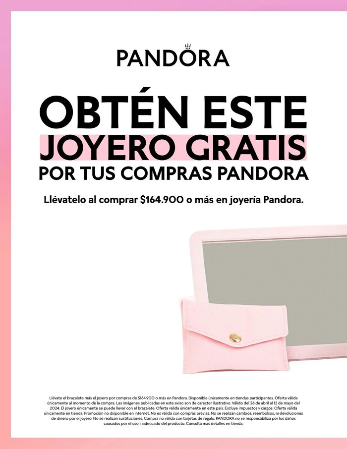 Catálogo Pandora en Osorno | Pandora Abril - Mayo 2024 . | 29-04-2024 - 31-05-2024