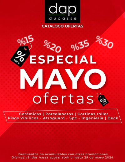 Ofertas de Ferretería y Construcción en Las Condes | Especial Mayo ofertas ! de Dap Ducasse | 03-05-2024 - 29-05-2024