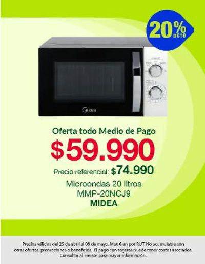 Catálogo Tottus en Ñuñoa | Hasta 20% dcto ,Microondas ! | 07-05-2024 - 08-05-2024