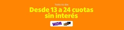 Catálogo Banco Itaú en Santiago | Aprovecha desde 13 a 24 cuotas sin interés en WOM | 09-05-2024 - 12-05-2024