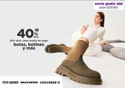 Ofertas de Almacenes en Temuco | Hasta 40% dcto en botas , botinas y mas ! de Ripley | 10-05-2024 - 17-05-2024
