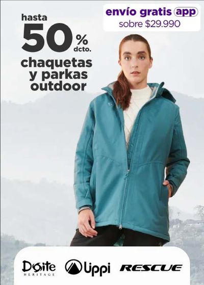 Catálogo Ripley en Puerto Montt | Hasta 50% dcto en chaquetas y parkas outdoor ! | 10-05-2024 - 17-05-2024