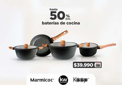 Ofertas de Almacenes en Temuco | Hasta 50% dcto baterias de cocina ! de Ripley | 10-05-2024 - 17-05-2024