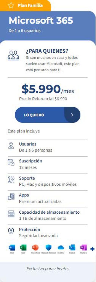 Ofertas de Computación y Electrónica en La Serena | Plan Familia ! de GTD | 13-05-2024 - 23-05-2024