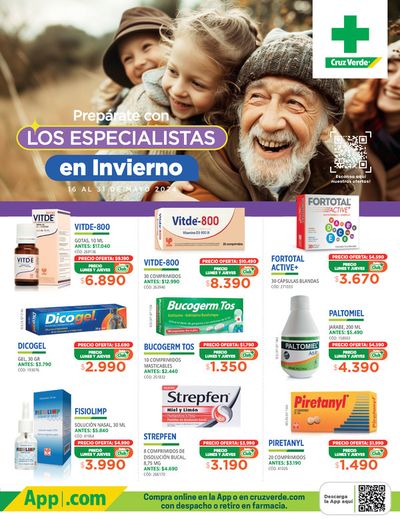 Ofertas de Farmacias y Salud en Viña del Mar | Link Catálogo Flyer Ofertas Segunda Quincena Mayo 2024 de Cruz Verde | 20-05-2024 - 31-05-2024