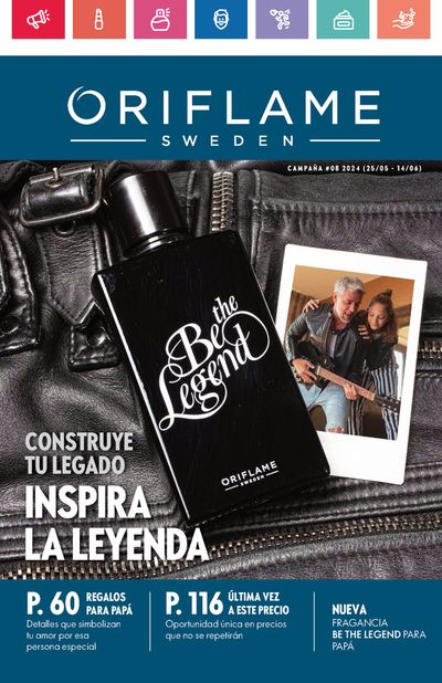 Ofertas de Perfumerías y Belleza en La Calera | Ofertas Oriflame "CONSTRUYE TU LEGADO INSPIRA LA LEYENDA" de Oriflame | 27-05-2024 - 14-06-2024