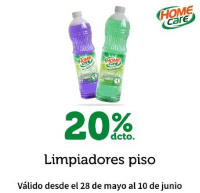 Ofertas de Supermercados y Alimentación en Peñalolén | Limpiadores piso 20% dcto ! de Santa Isabel | 28-05-2024 - 10-06-2024