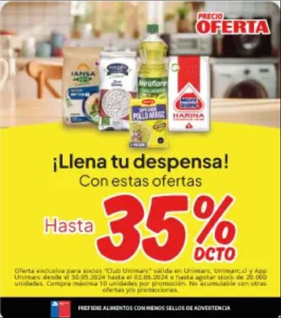 Catálogo Unimarc en Las Condes | Llena tu despensa , hasta 35% dcto ! | 30-05-2024 - 02-06-2024