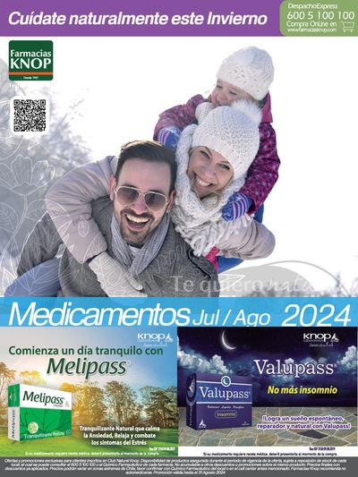 Ofertas de Farmacias y Salud | Medicamentos Julio de Farmacias Knop | 02-07-2024 - 31-08-2024