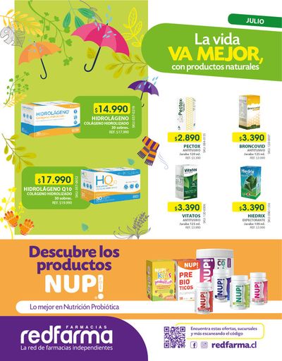Catálogo Farmacias Redfarma | Farmacias Redfarma Naturales | 03-07-2024 - 31-07-2024