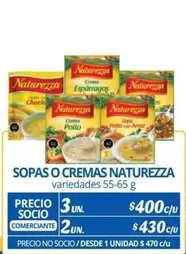 Oferta de Naturezza - Sopas O Cremas por $430 en Alvi