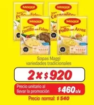 Oferta de Maggi - Sopas por $540 en Mayorista 10