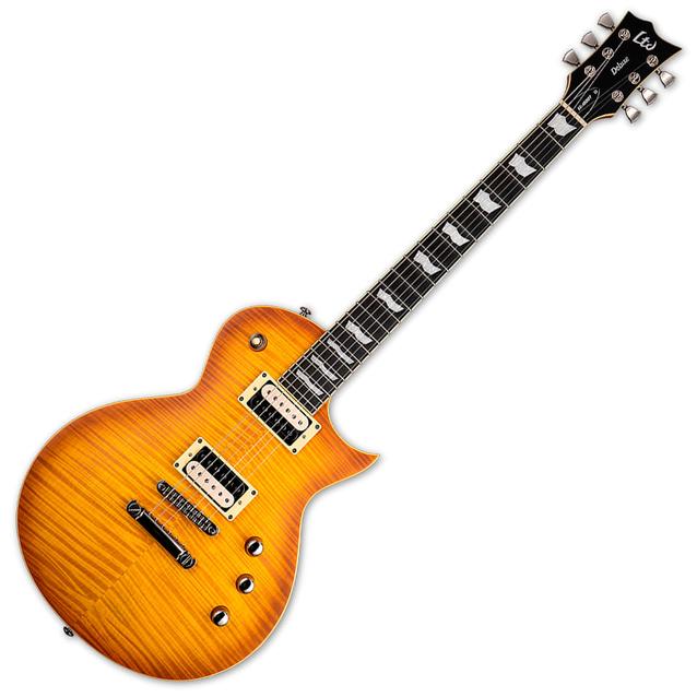 Oferta de Guitarra eléctrica LTD Deluxe EC-1000T - Honey Burst Satin por $1449990 en Audiomusica