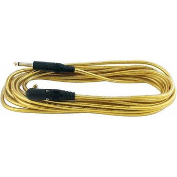 Oferta de Cable de instrumento Rockcable RCL30256D6 GOLD con conector en ángulo recto - 6 metros por $9990 en Audiomusica