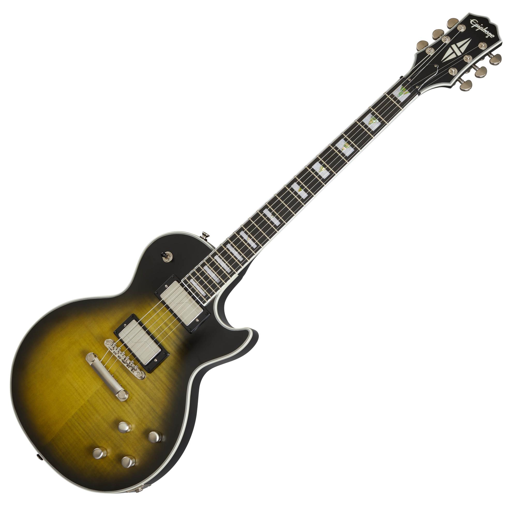 Oferta de Guitarra eléctrica Epiphone Les Paul Prophecy - Olive Tiger Aged Gloss por $979990 en Audiomusica