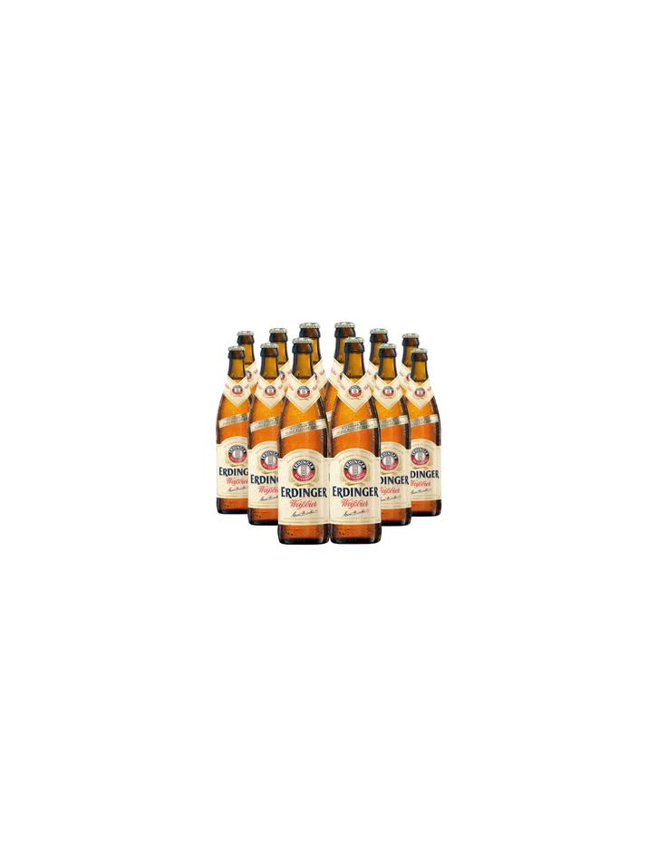 Oferta de 12 Cerveza Erdinger Weissbier, 500 cc. por $42539 en Bbvinos