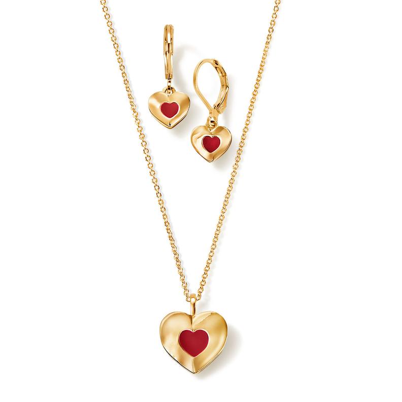 Oferta de Set Collar + Aretes Gold Love por $22000 en Ésika