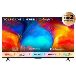 Oferta de LED TCL 43P635 SMART TV 4K GTV por $259990 en Falabella