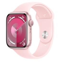 Oferta de Apple Watch Series 9 GPS 41mm Pink Aluminum Case sport band M/L por $399990 en Falabella