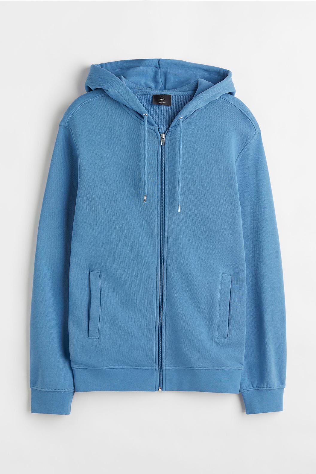 Oferta de Polerón hoodie con cierre Regular Fit por $9495 en H&M