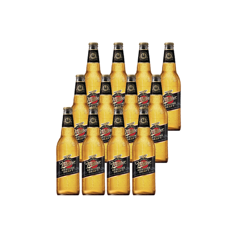 Oferta de Cerveza Miller Botella 650cc x12 por $2490 en Liquidos