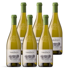 Oferta de Vino Tarapaca Gran Reserva Sauvignon Blanc Botella 750cc x6 por $8390 en Liquidos