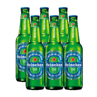 Oferta de Cerveza Heineken Sin Alcohol Botella 330cc x6 por $1190 en Liquidos